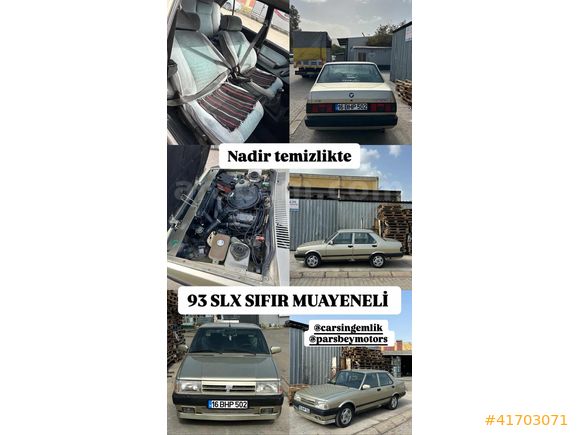 KAFA HATASIZ BAKIMLI MASRAFSIZ DOĞAN SLX 1993 MODEL