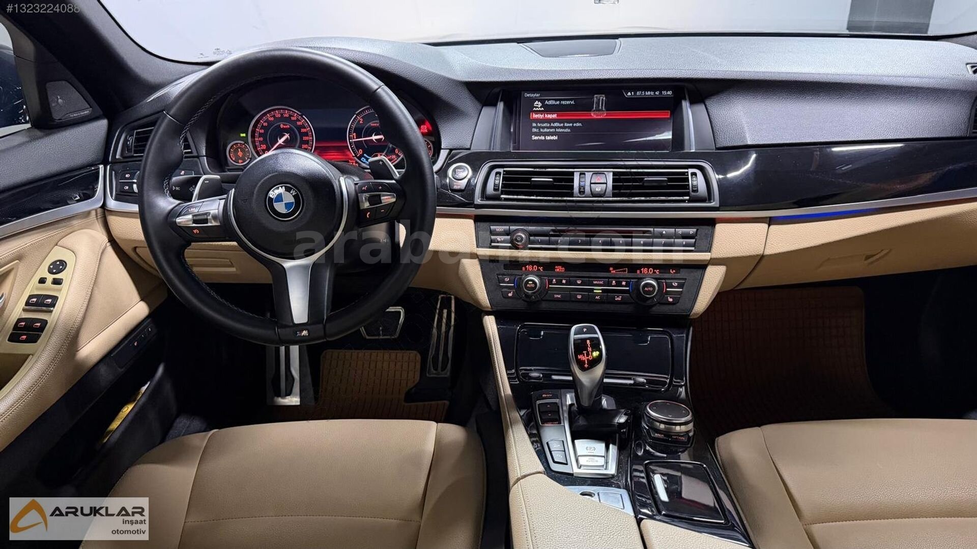 Galeriden BMW 5 Serisi 525d xDrive Premium 2016 Model Bursa 156.000 km Füme 5