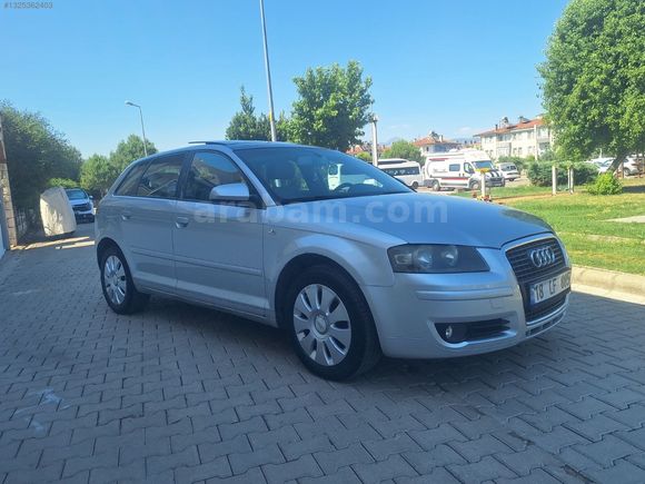 Kazasız 2007 Model Audi A3 1.6 Fsi 181 Bin Km'de CamTavanlı