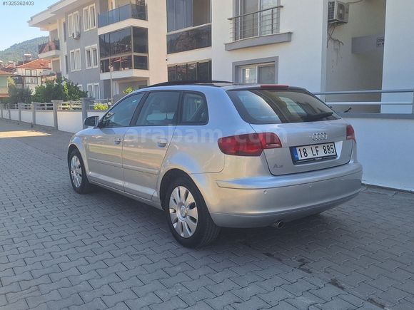 Kazasız 2007 Model Audi A3 1.6 Fsi 181 Bin Km'de CamTavanlı