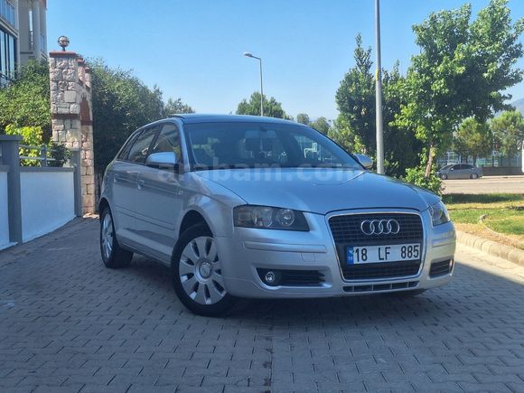 Kazasız 2007 Model Audi A3 1.6 Fsi 181 Bin Km'de CamTavanlı