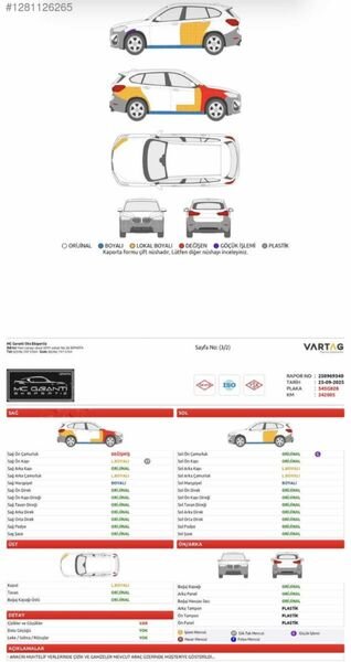 ORJİNAL 255 BİN KM KAZASIZ BAKIMLI EKSTRALI RS BODYKİT F1 VİTES 2