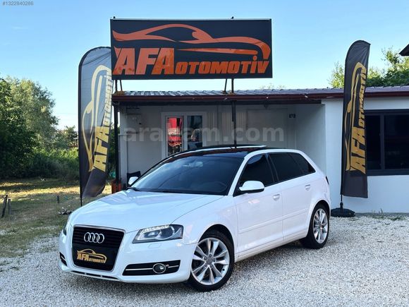 2012 AUDİ A3 1.6 TDI CAM TAVAN/DERİ KOLTUK/GERİ GÖRÜŞ 185.000KM