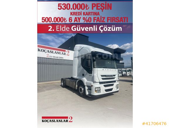 6 AY %0 KOÇASLANLAR2'DE İVECO STRALİS 450 2011 MODEL