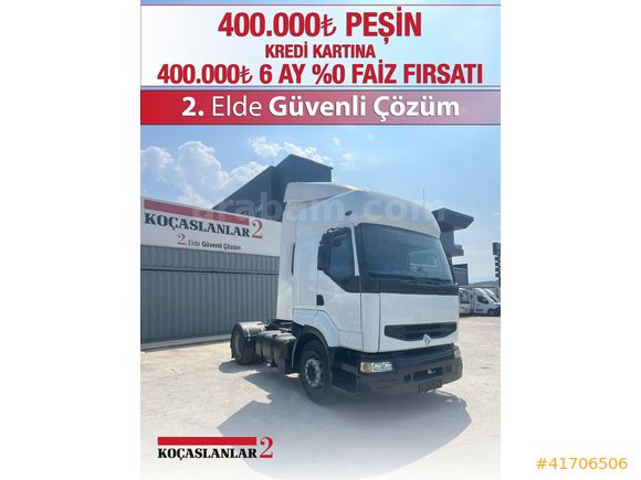 6 AY %0 FAİZ KOÇASLANLAR2'DE RENAULT PREMİUM 420 2004 MODEL