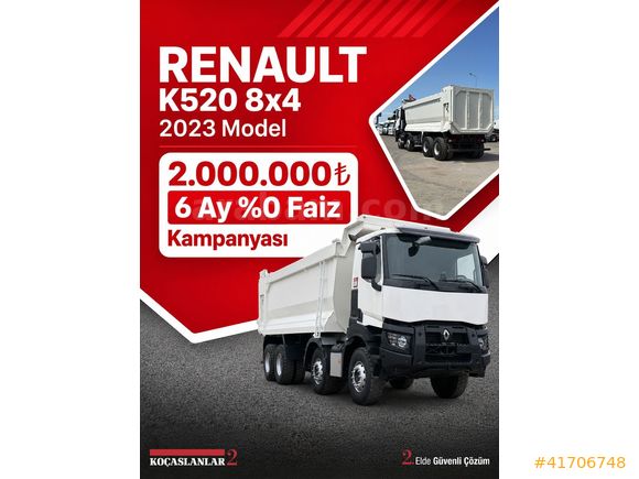 2,05 KREDİ KOÇASLANLAR2'DEN RENAULT K520 8x4 2023 MODEL