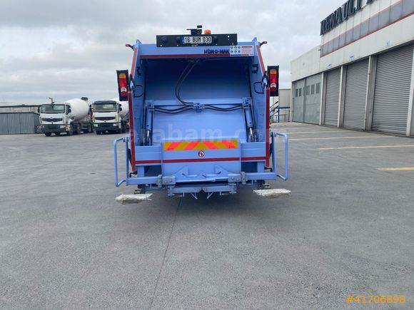KOÇASLANLAR2 RENAULT D280 + HİDROMAK 12+1,5 m3 ÇÖP KAMYONU