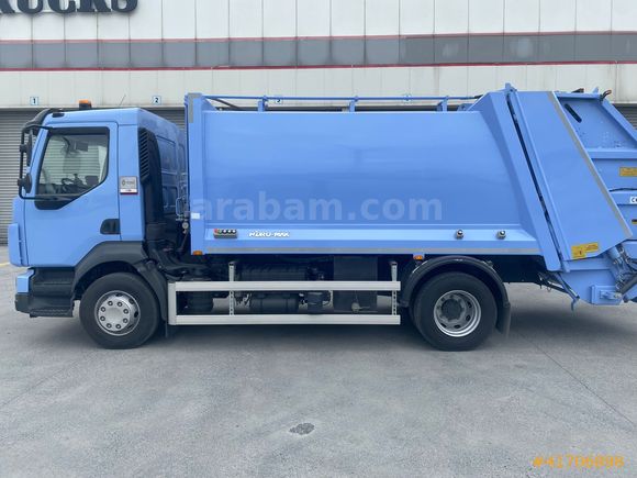 KOÇASLANLAR2 RENAULT D280 + HİDROMAK 12+1,5 m3 ÇÖP KAMYONU