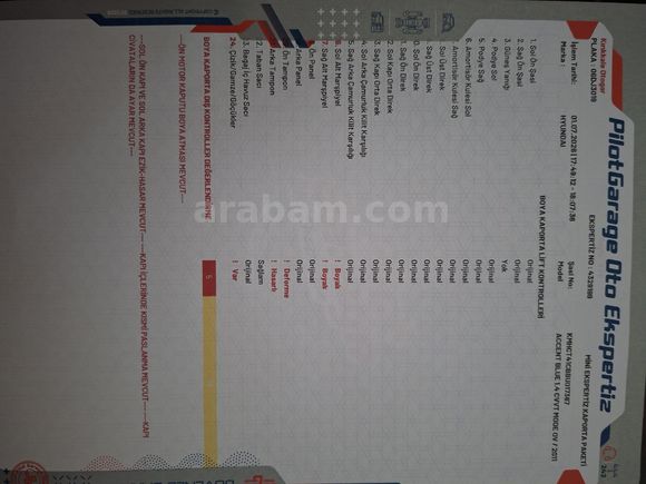 Sahibinden Hyundai Accent Blue 1.4 CVVT Mode 2011 Model