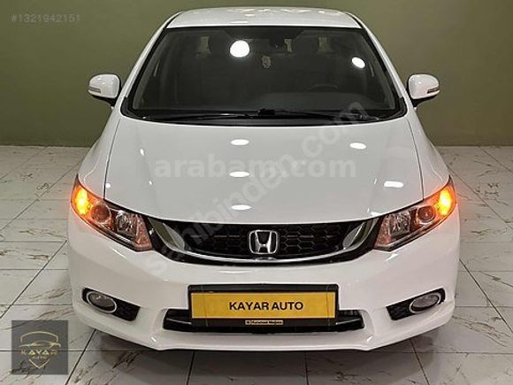 KAYAR AUTO`dan 2016 MODEL HATASIZ BİR PARÇA BOYALI HONDA CİVİC