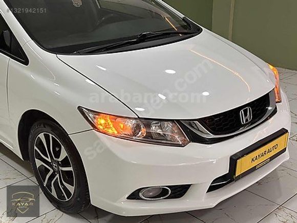 KAYAR AUTO`dan 2016 MODEL HATASIZ BİR PARÇA BOYALI HONDA CİVİC