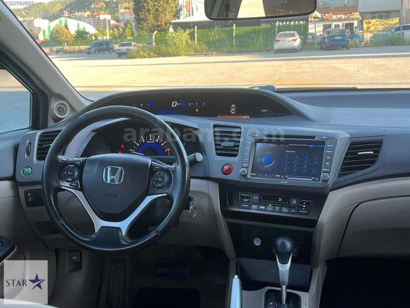 2013 CİVİC 1.6 ECO PREMİUM LPG Lİ OTOMATİK 148BİNDE