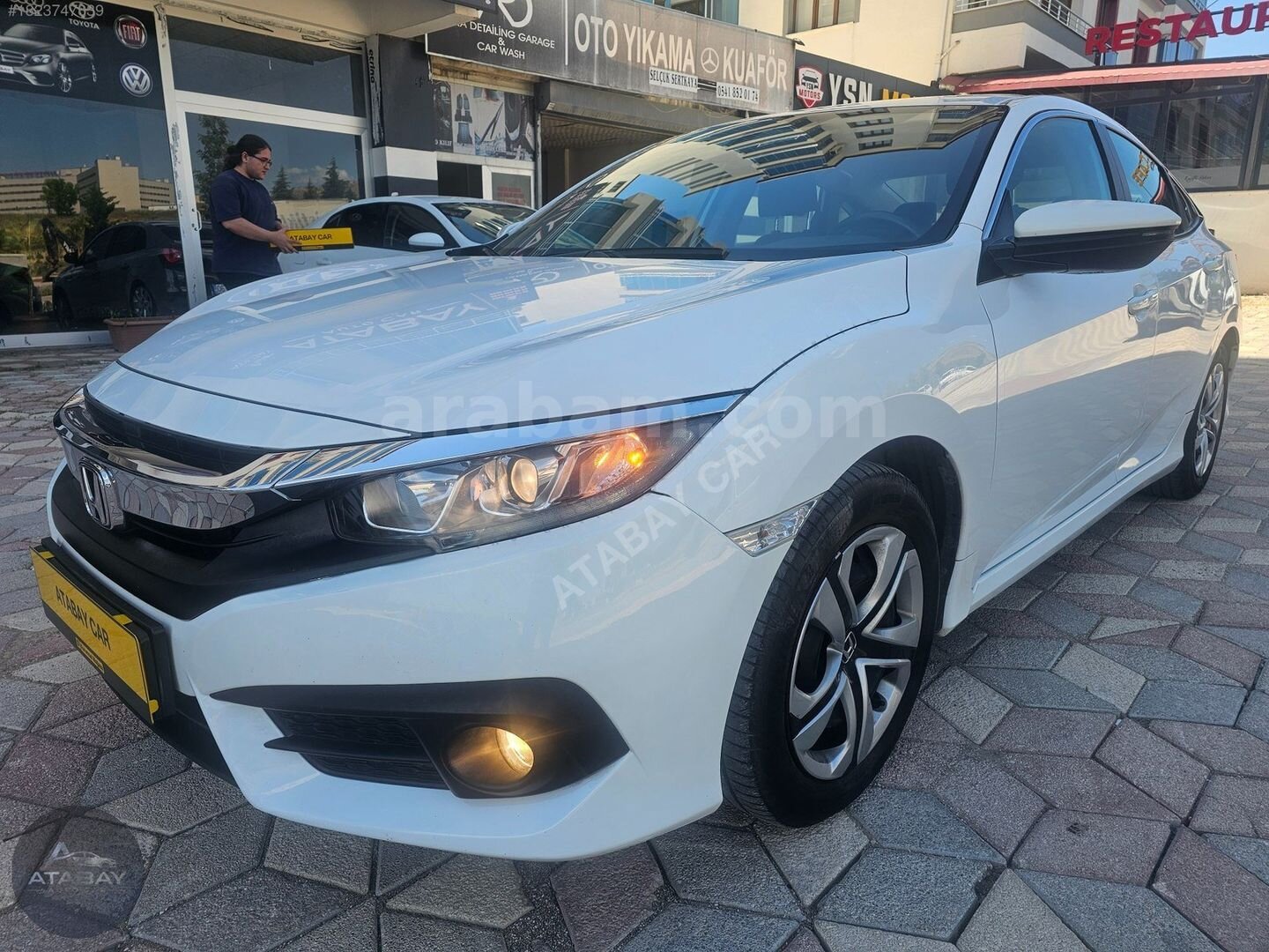 Galeriden Honda Civic 1.6i VTEC Eco Premium 2017 Model Elazığ 149.000 km Beyaz 6