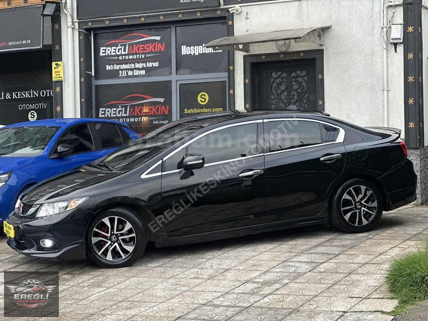 Galeriden Honda Civic 1.6i VTEC Eco Premium 2015 Model Zonguldak 165.000 km Siyah 6