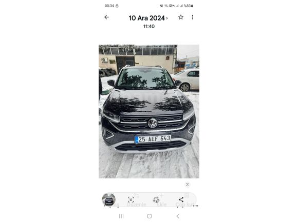 Akademisyenden  Volkswagen T-Cross 1.0 TSI Style 2024 Model