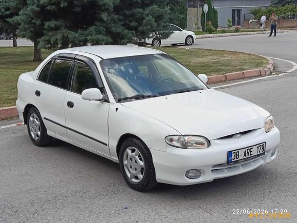 1998 HYUNDAİ ACCENT 1.3LX 12V 86HP LPG BEYAZ 184.000KM
