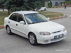 1998 HYUNDAİ ACCENT 1.3LX 12V 86HP LPG BEYAZ 184.000KM