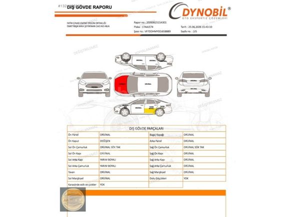 EXPERTİZ RAPORLU 95.000 KM'DE C-ELYSEE 1.2 VTİ