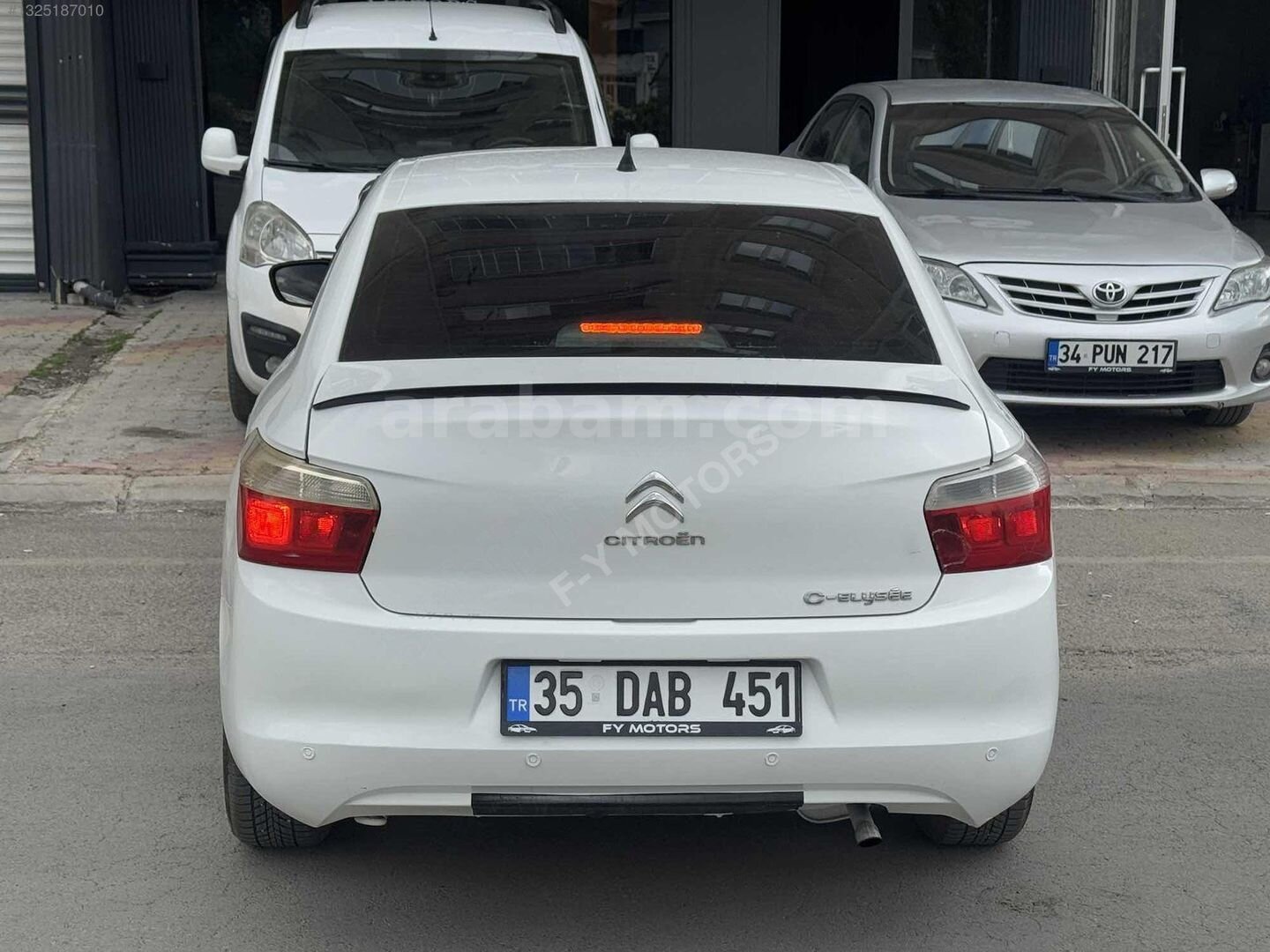 Galeriden Citroen C-Elysée 1.2 VTi Attraction 2013 Model Van 208.000 km Beyaz 4