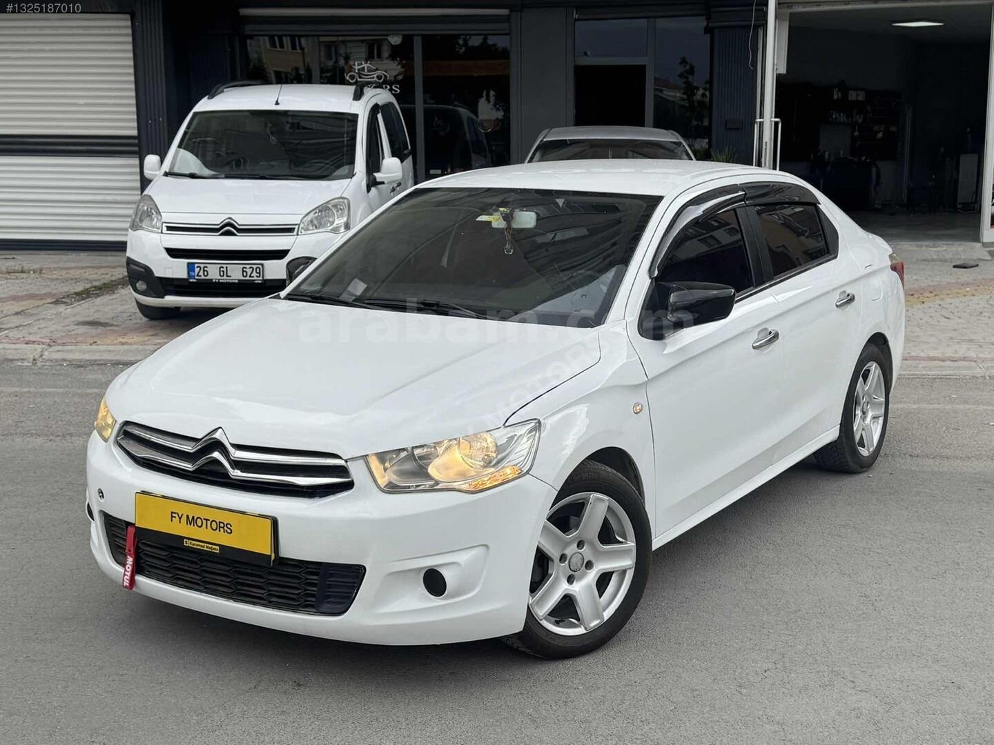 Galeriden Citroen C-Elysée 1.2 VTi Attraction 2013 Model Van 208.000 km Beyaz 1