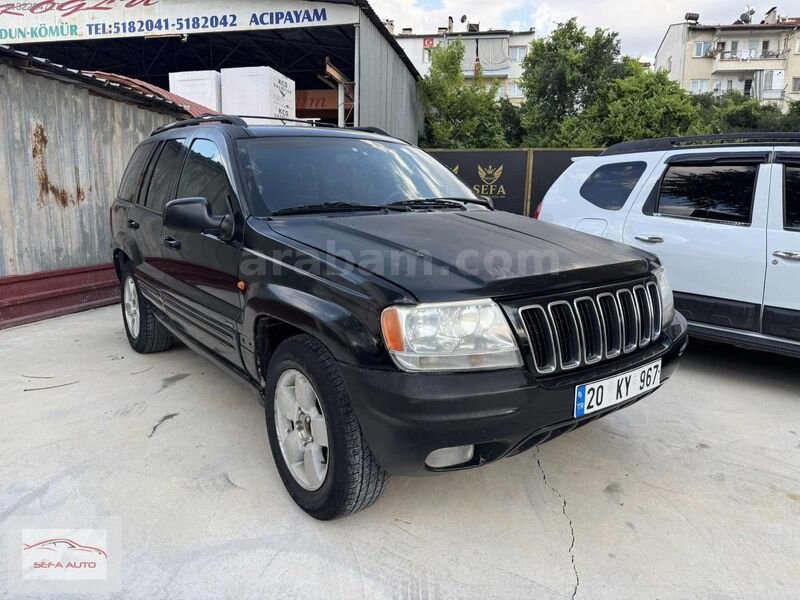 Galeriden Jeep Grand Cherokee 4.7 Limited 2001 Model Denizli 285.000 km Siyah