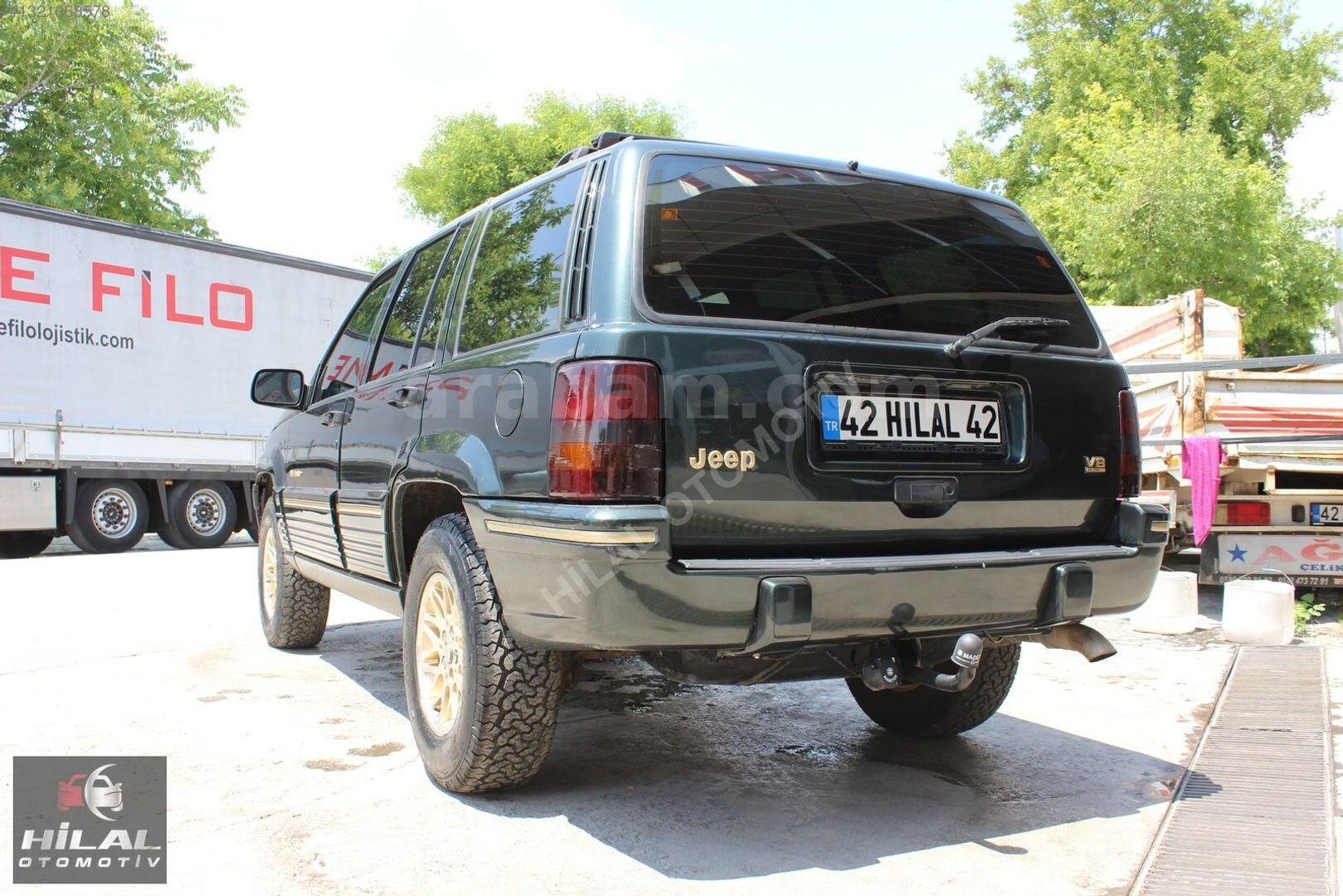 Galeriden Jeep Grand Cherokee 5.2 Limited 1994 Model Konya 302.000 km Yeşil 7
