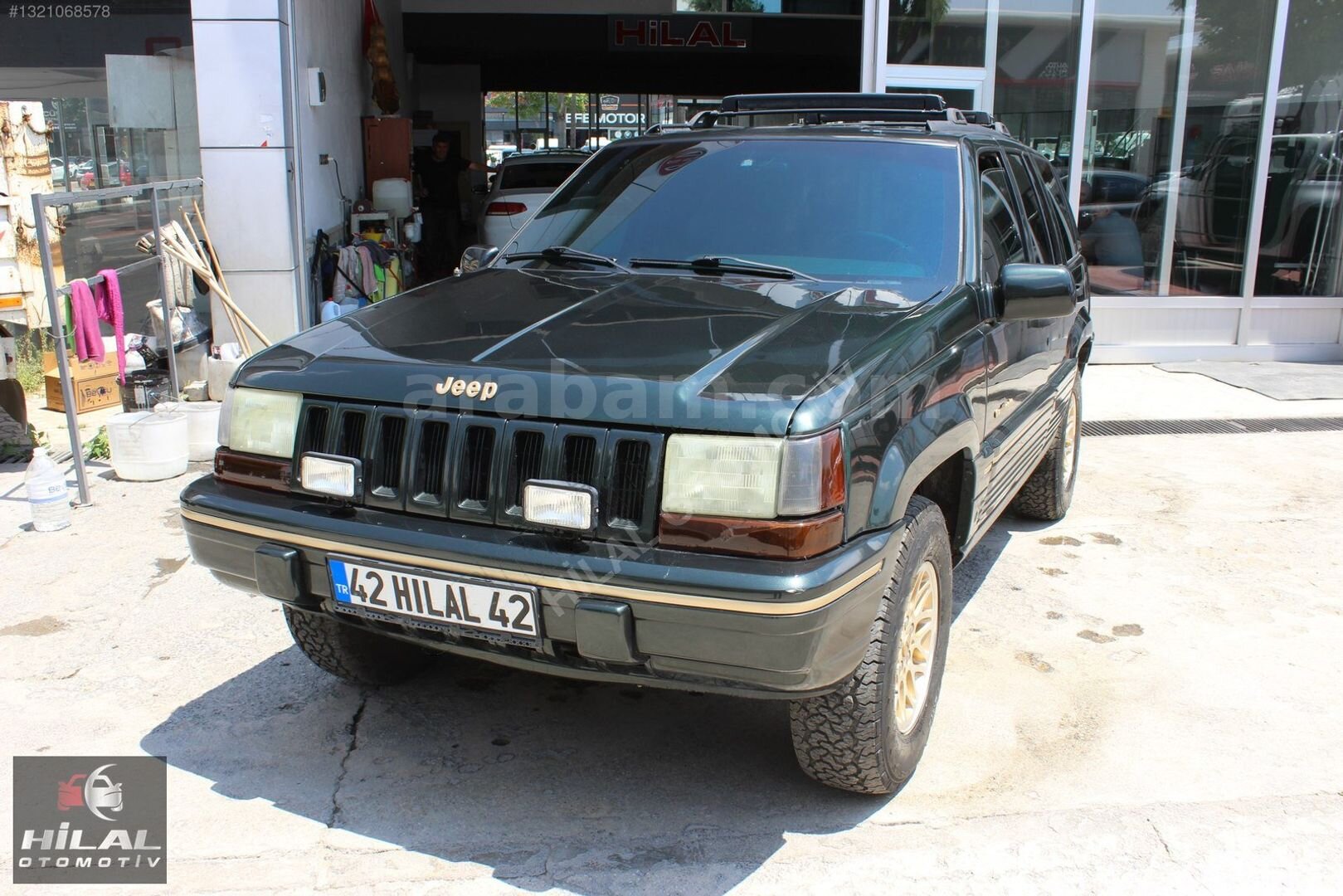 Galeriden Jeep Grand Cherokee 5.2 Limited 1994 Model Konya 302.000 km Yeşil 3