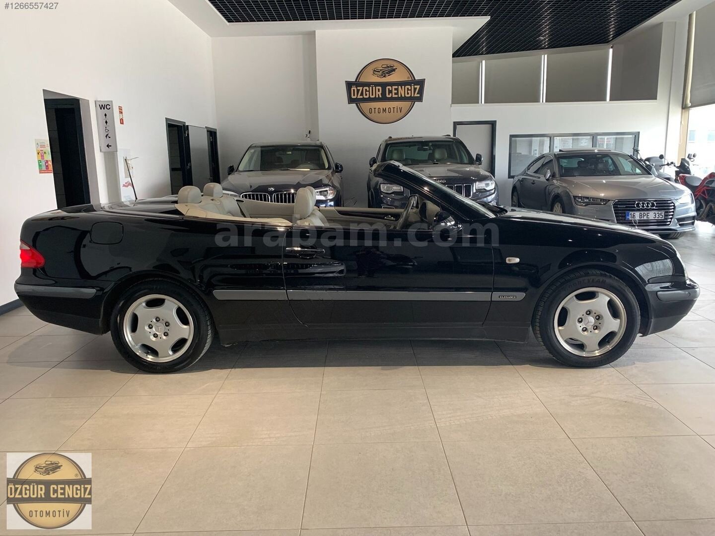 Galeriden Mercedes - Benz CLK 200 Kompressor Elegance 1999 Model Bursa 100.000 km Siyah 4