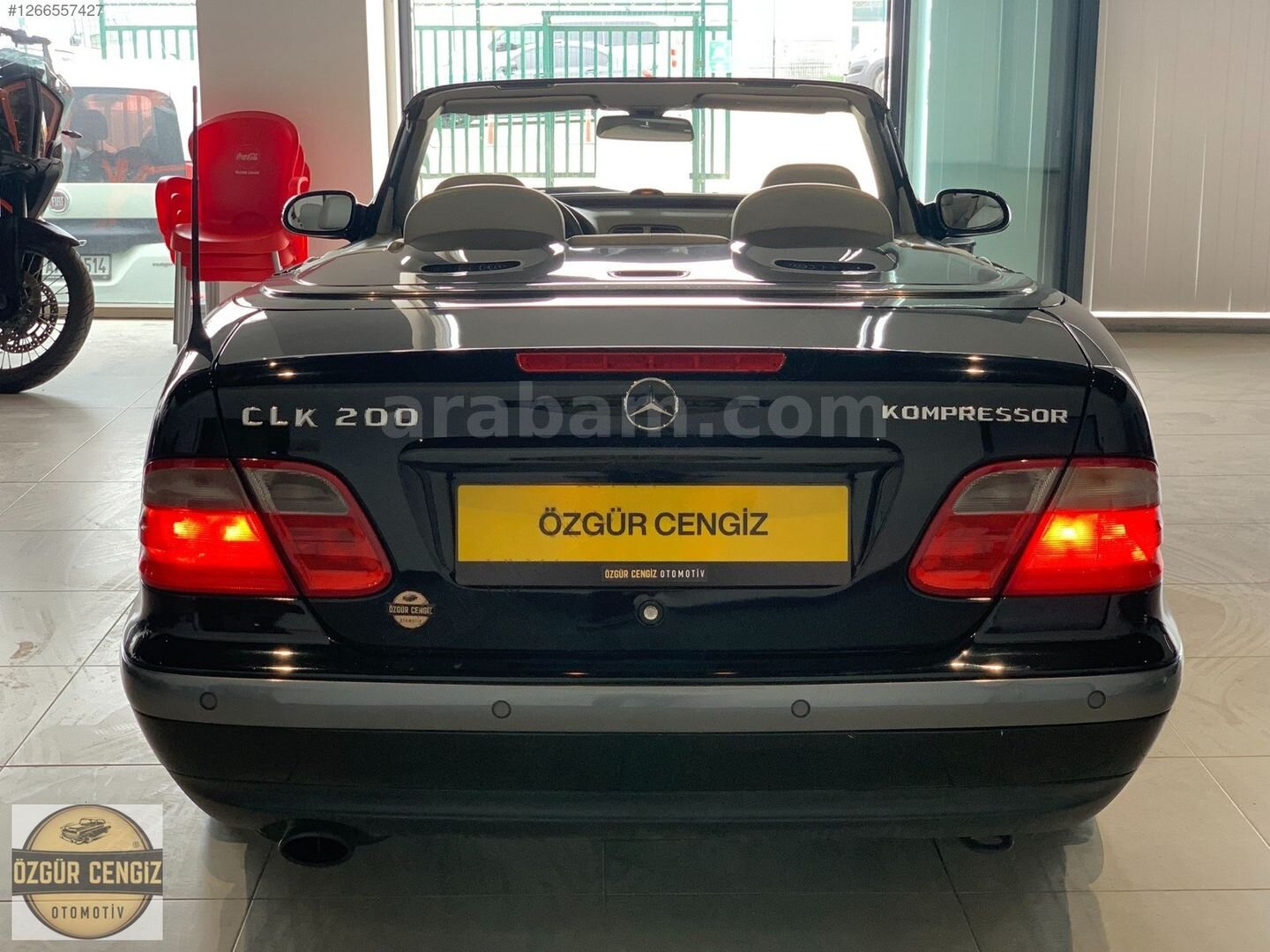 Galeriden Mercedes - Benz CLK 200 Kompressor Elegance 1999 Model Bursa 100.000 km Siyah 6