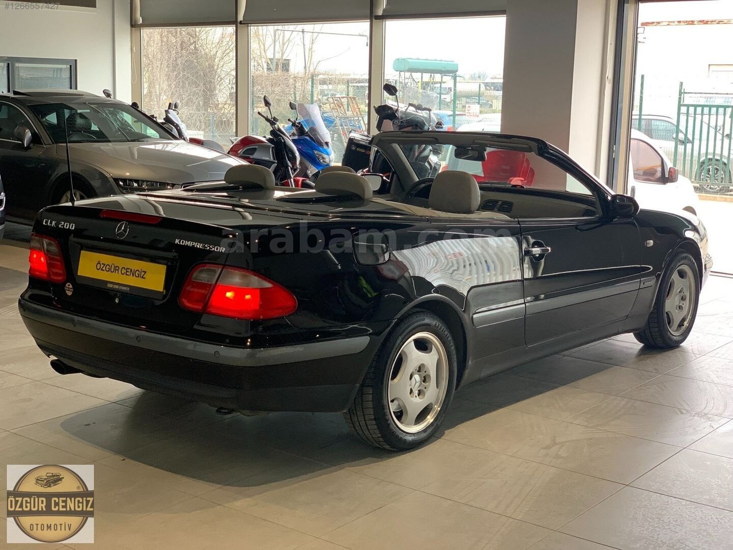 Galeriden Mercedes - Benz CLK 200 Kompressor Elegance 1999 Model Bursa 100.000 km Siyah 5