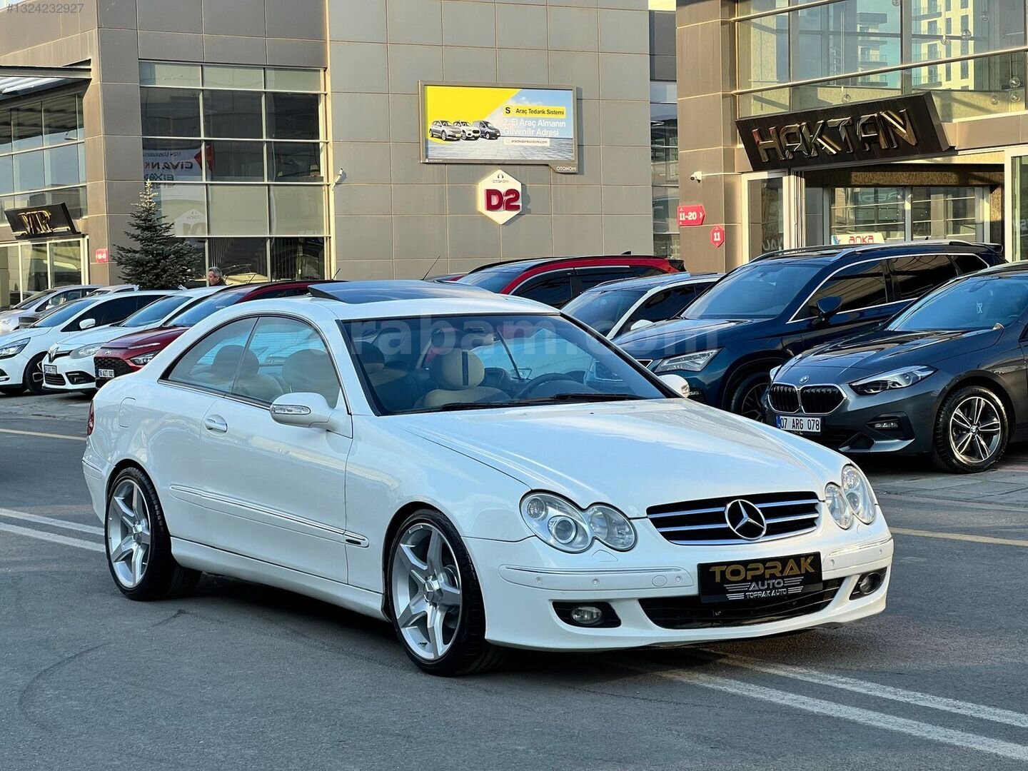 Galeriden Mercedes - Benz CLK 200 Kompressor Avantgarde 2004 Model Ankara 378.000 km Beyaz 2