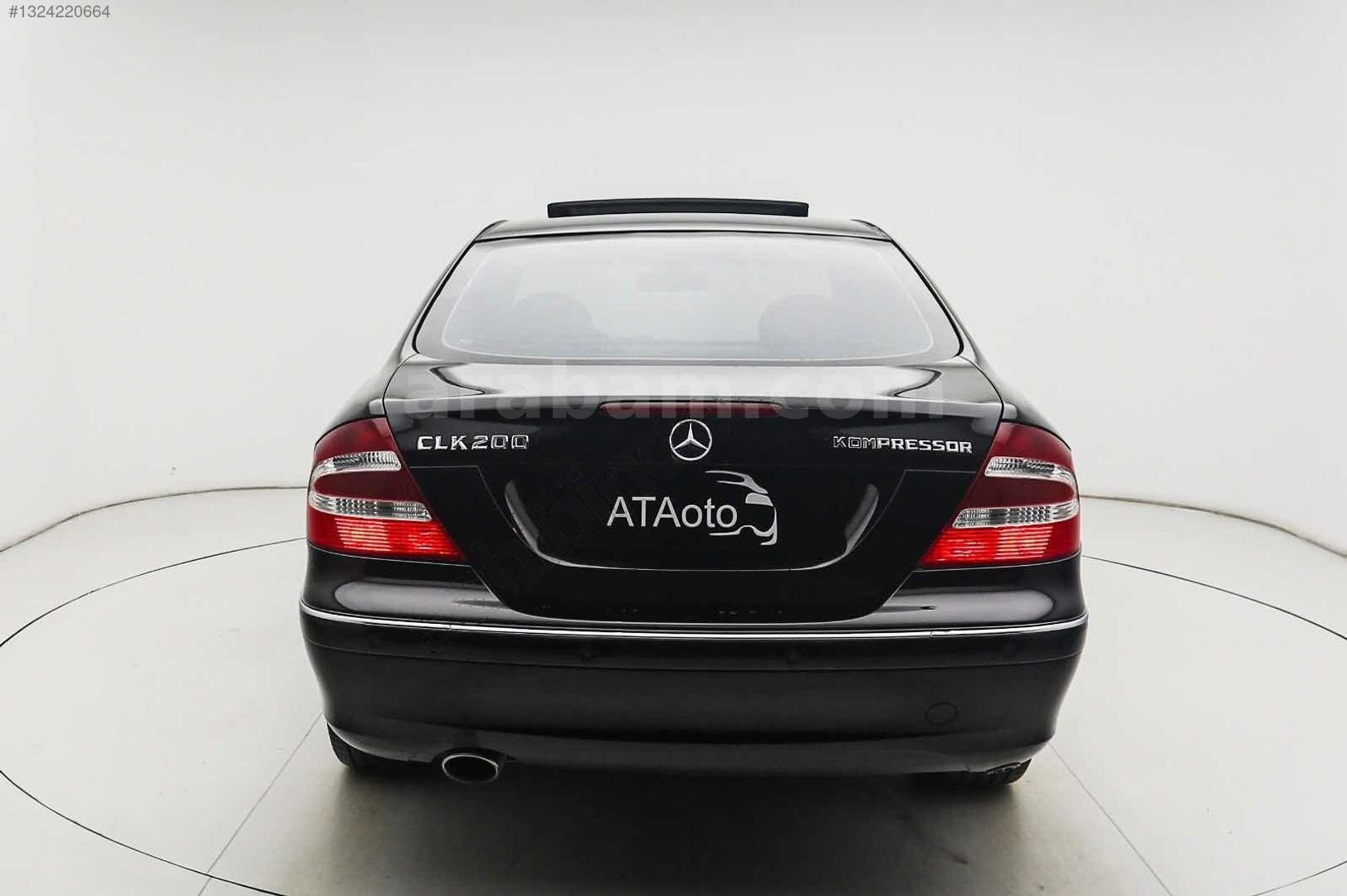 Galeriden Mercedes - Benz CLK 200 Kompressor Avantgarde 2003 Model Ankara 317.000 km Siyah 5