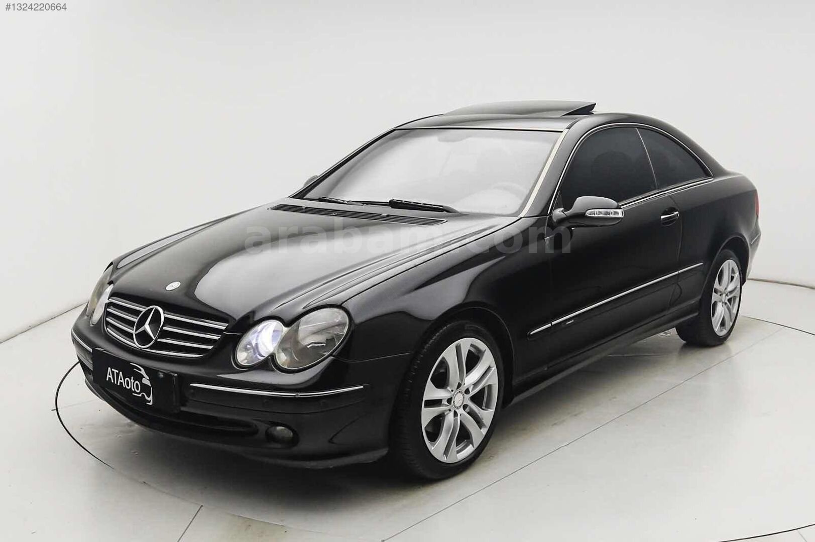 Galeriden Mercedes - Benz CLK 200 Kompressor Avantgarde 2003 Model Ankara 317.000 km Siyah 4