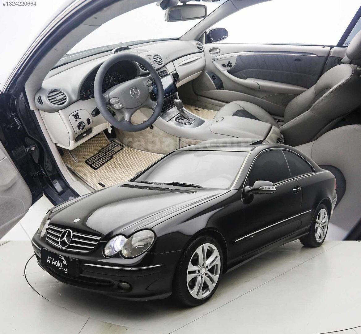 Galeriden Mercedes - Benz CLK 200 Kompressor Avantgarde 2003 Model Ankara 317.000 km Siyah 6