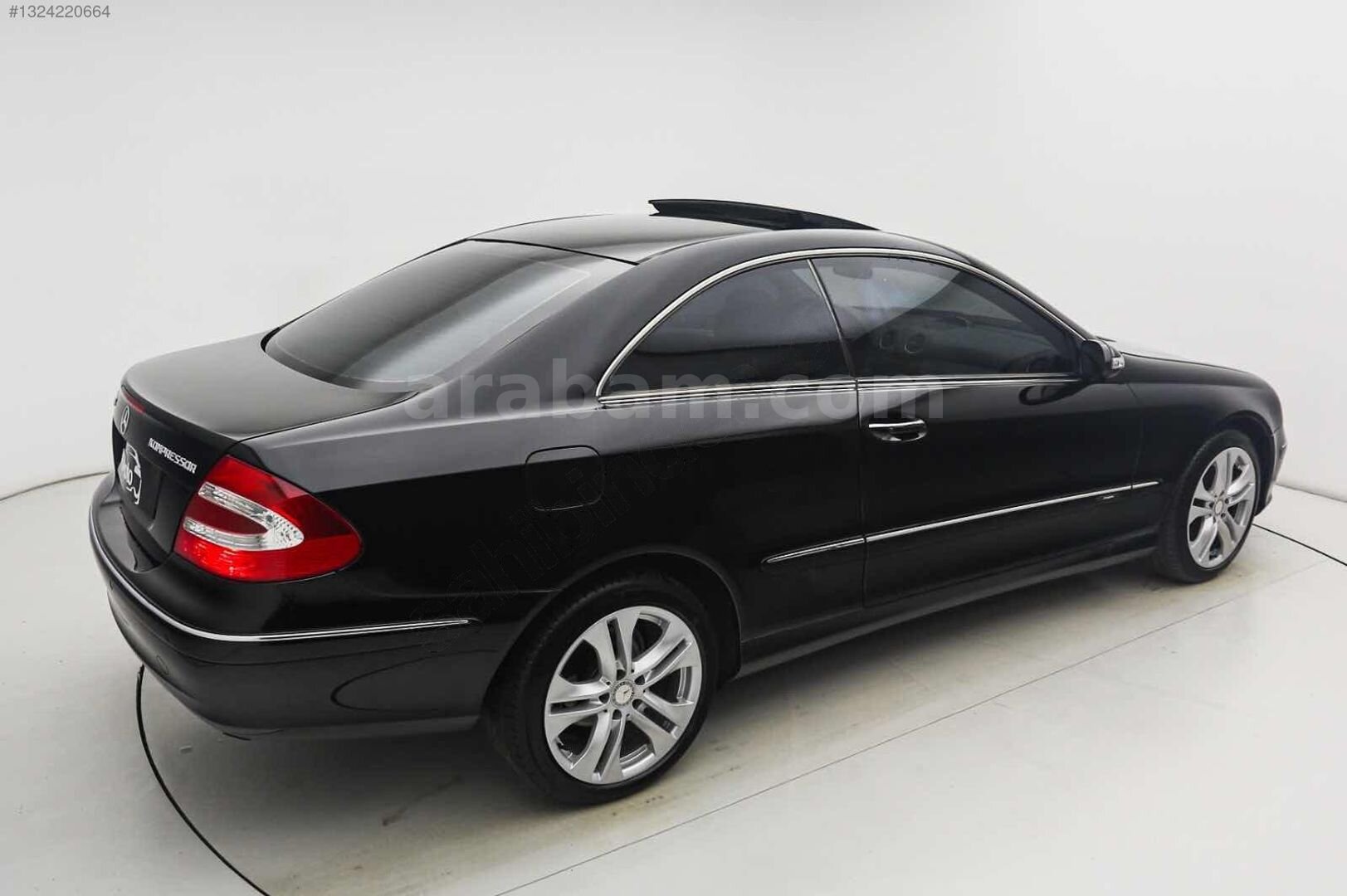Galeriden Mercedes - Benz CLK 200 Kompressor Avantgarde 2003 Model Ankara 317.000 km Siyah 7