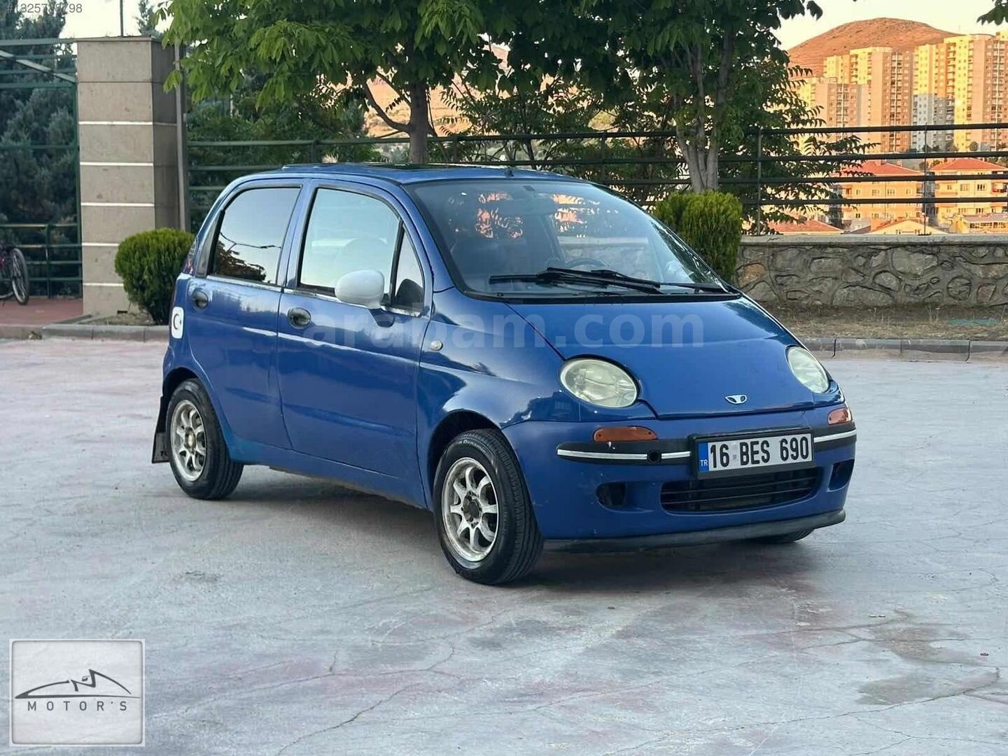 Galeriden Daewoo Matiz 0.8 S 1999 Model Ankara 225.000 km Mavi 6