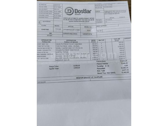 Sahibinden Ford Focus 1.5 TDCi Titanium 2015 Model