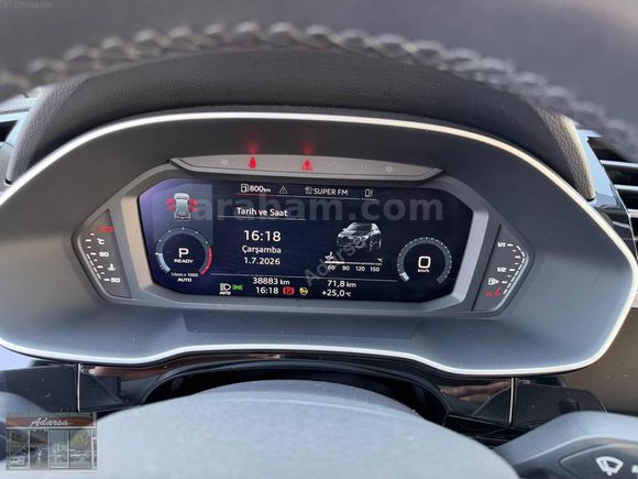"Adarsa" 2021 Audi Q3 Advanced Cam Tavan 39.000 Km Yetkili Bakım