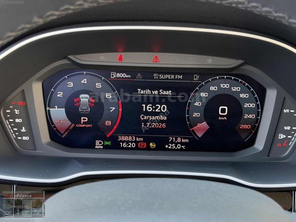 "Adarsa" 2021 Audi Q3 Advanced Cam Tavan 39.000 Km Yetkili Bakım