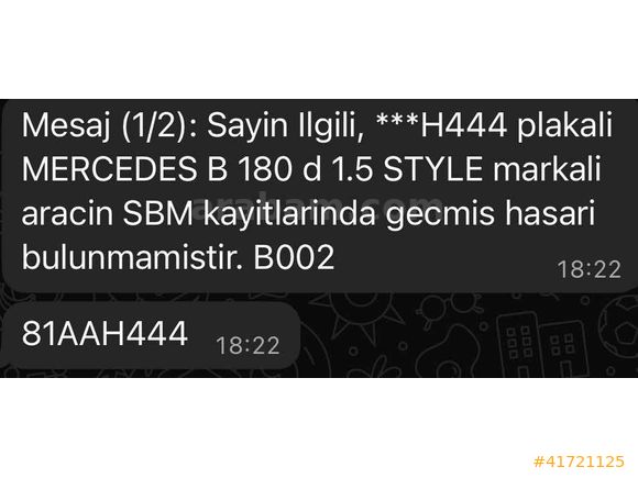 GERÇEK OTO'DAN 2018 MERCEDES B180D STYLE