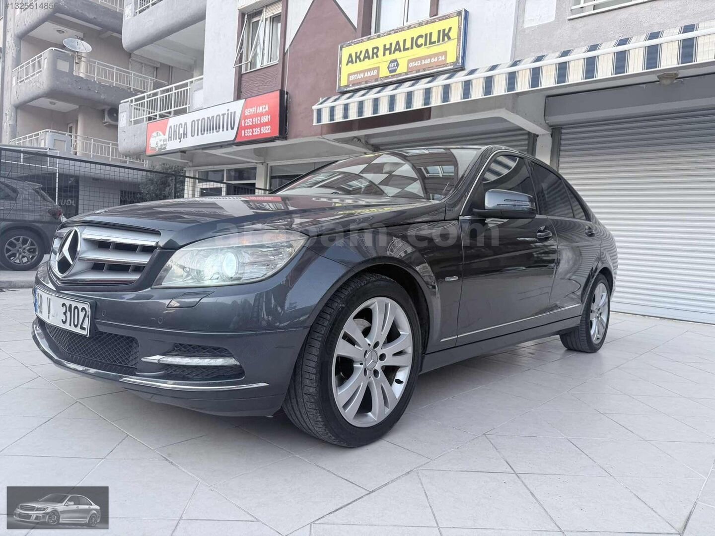 Galeriden Mercedes - Benz C 180 Kompressor BlueEfficiency Avantgarde 2011 Model Muğla 203.750 km Gri 6