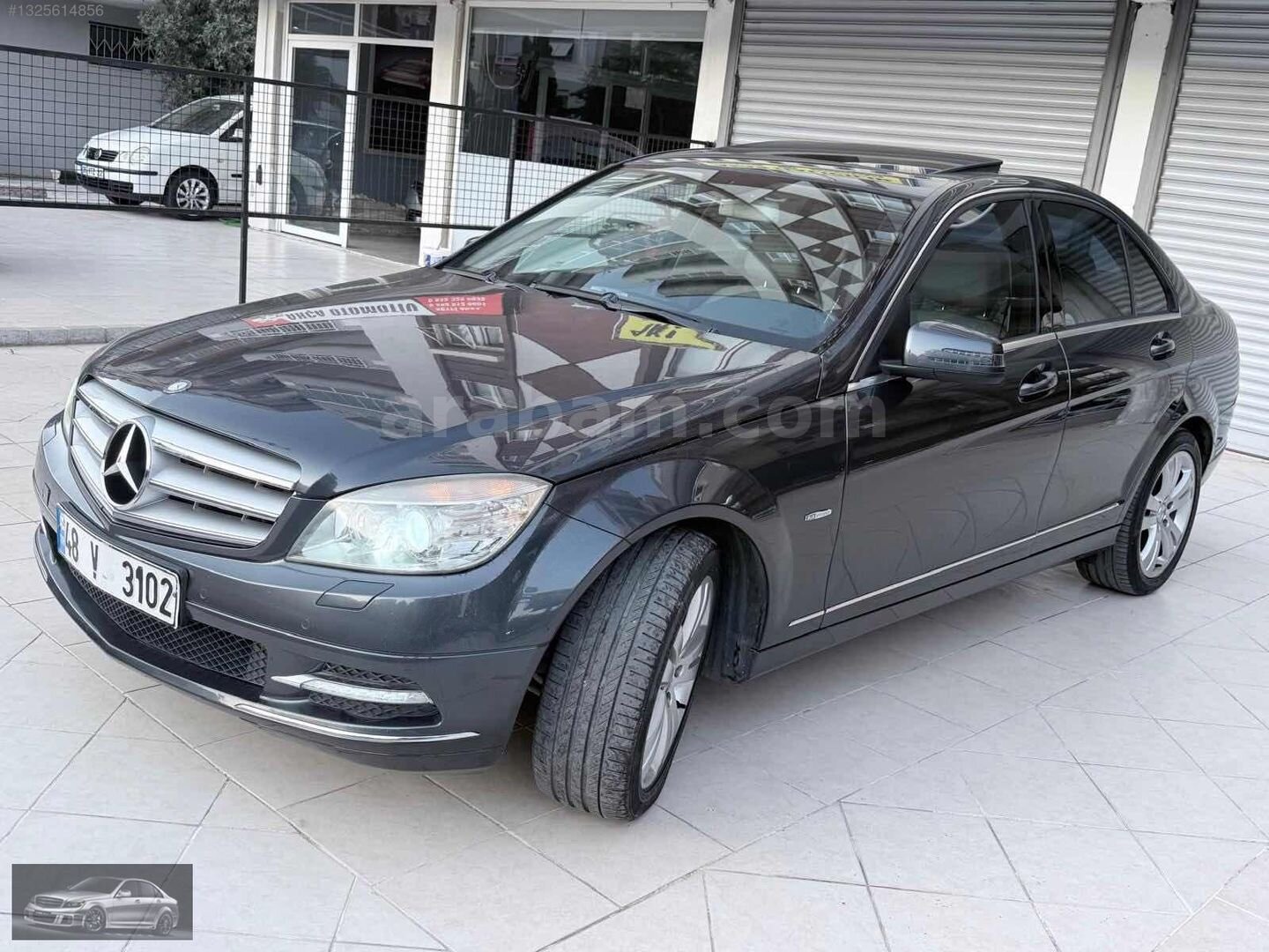 Galeriden Mercedes - Benz C 180 Kompressor BlueEfficiency Avantgarde 2011 Model Muğla 203.750 km Gri 2