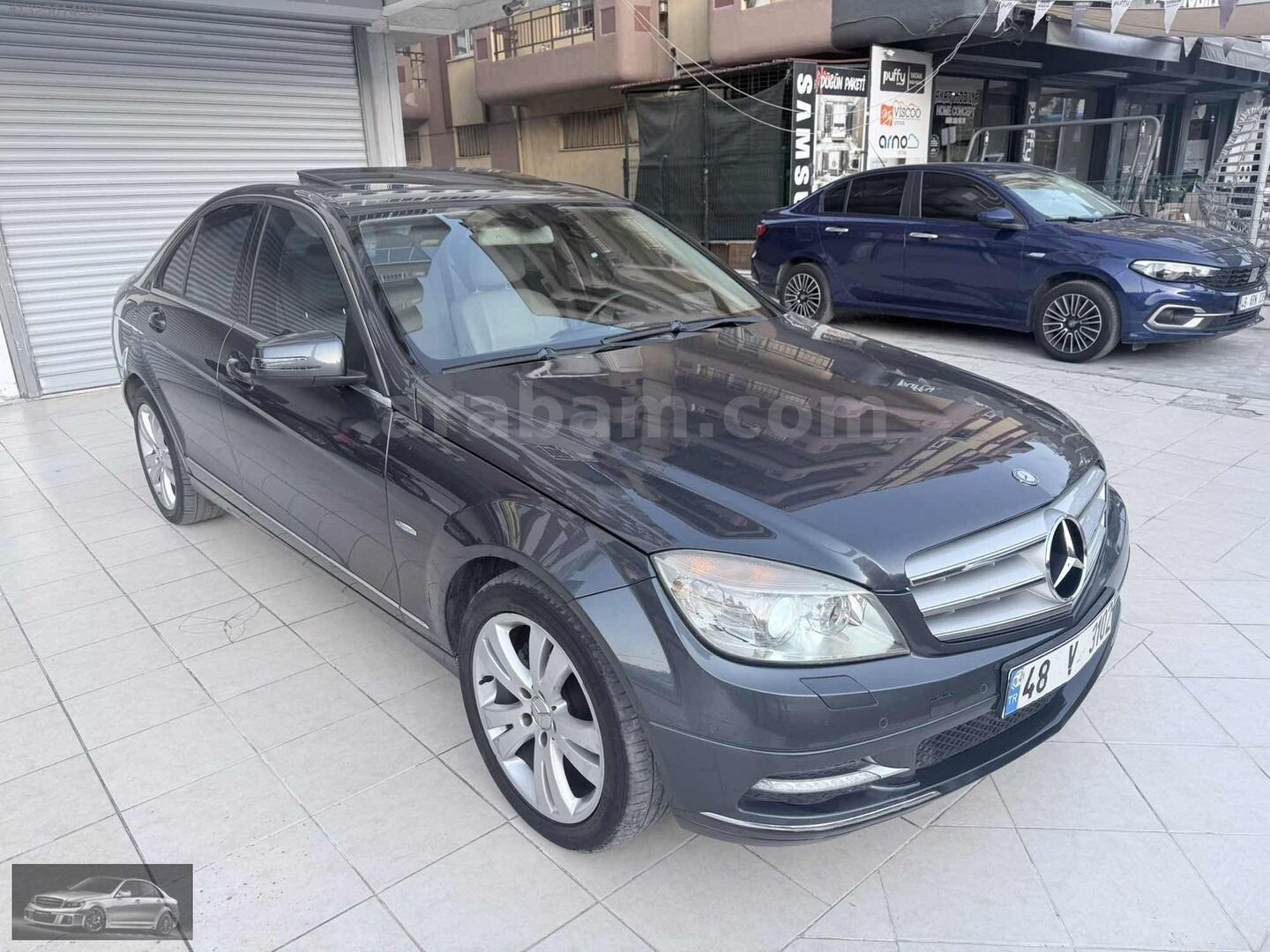 Galeriden Mercedes - Benz C 180 Kompressor BlueEfficiency Avantgarde 2011 Model Muğla 203.750 km Gri 5