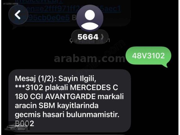 NADİR BULUNAN NOKTA HATASIZ C180 KOMP BlueEfficiency AVANGARDE