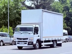 2022 MODEL MITSUBISHI FUSO KAYAR PERDELİ UZUN ŞAŞI KAMYON TAKOLU