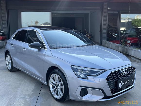KOÇOĞLU'DAN 2023 Audi A3 35 TFSI Advanced Cam Tavan HATASIZ