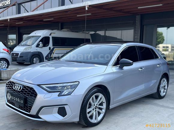 KOÇOĞLU'DAN 2023 Audi A3 35 TFSI Advanced Cam Tavan HATASIZ