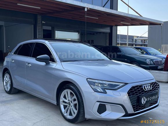 KOÇOĞLU'DAN 2023 Audi A3 35 TFSI Advanced Cam Tavan HATASIZ