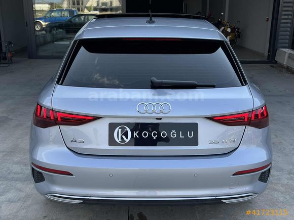 KOÇOĞLU'DAN 2023 Audi A3 35 TFSI Advanced Cam Tavan HATASIZ