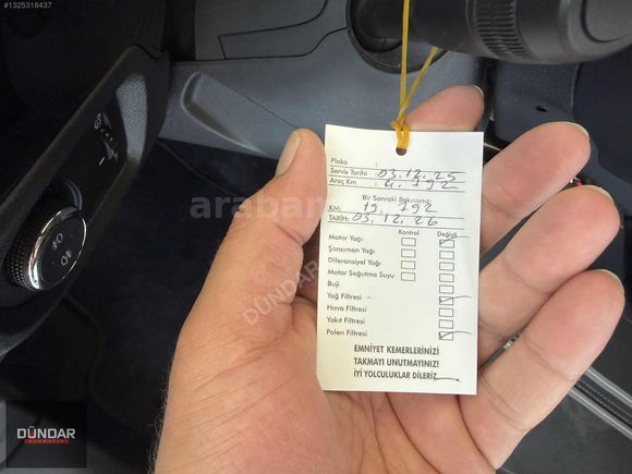 HATASIZ BOYASIZ SADECE 6000 KM'DE YETKİLİ SERVİS BAKIMLI...